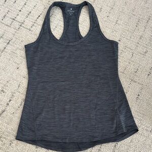 Athleta Charcoal Racerback Tank Top. EUC!